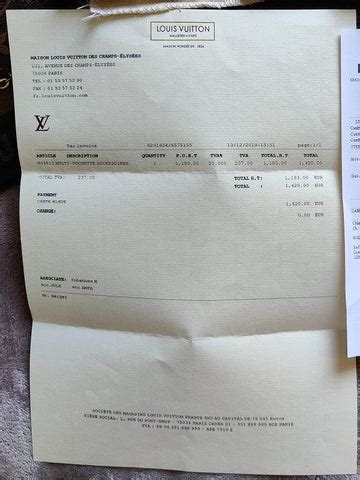 fake louis vuitton receipt|louis vuitton receipt online.